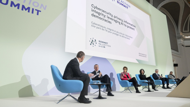 10.02.2025. Valsts prezidenta Edgara Rinkēviča dalība Mākslīgā intelekta samitā Parīzē