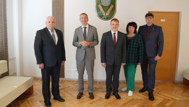 Valsts prezidenta Edgara Rinkēviča tikšanās ar Rēzeknes novada pašvaldības vadību
