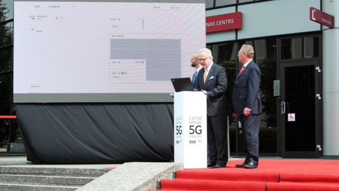 Valsts prezidenta uzruna LMT 5G tīkla atklāšanas pasākumā