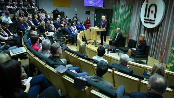 Valsts prezidenta Egila Levita uzruna forumā “Reinventing Media Bussiness”