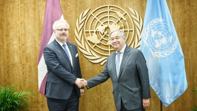 ANO ģenerālsekretārs atzinīgi novērtē Latvijas digitālo attīstību un aktīvo nostāju klimata pārmaiņu jautājumos