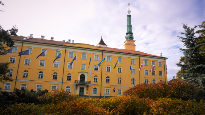 Rīgas pils rudenī