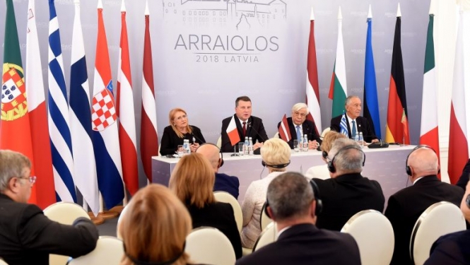 Valsts prezidenta Raimonda Vējoņa preses paziņojums pēc Arajološas grupas prezidentu tikšanās