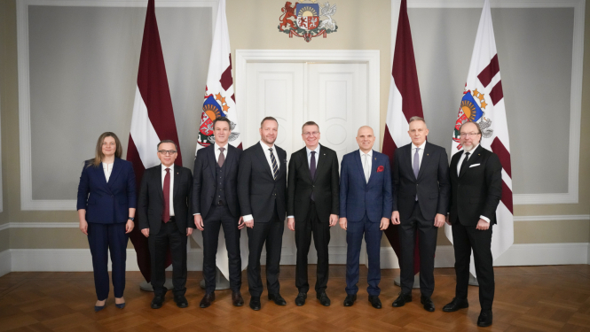Valsts prezidenta Edgara Rinkēviča tikšanās ar Eiropas tirdzniecības kameru asociācijas “Eurochambres” direktoru padomes pārstāvjiem.