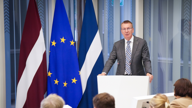 Valsts prezidenta Edgara Rinkēviča uzruna konferencē Saeimā
