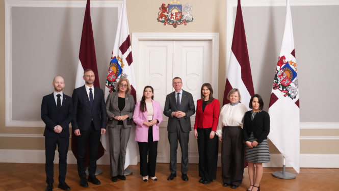 17.01.2025. Valsts prezidenta Edgara Rinkēviča tikšanās ar Saeimas frakcijas "Progresīvie" pārstāvjiem