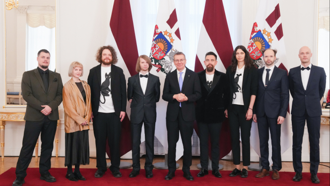 07.03.2025. Valsts prezidenta Edgara Rinkēviča tikšanās ar animācijas filmas “Straume” radošo komandu