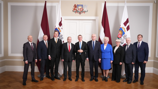 Valsts prezidenta Edgara Rinkēviča tikšanās ar Saeimas frakcijas “Zaļo un Zemnieku savienība" pārstāvjiem