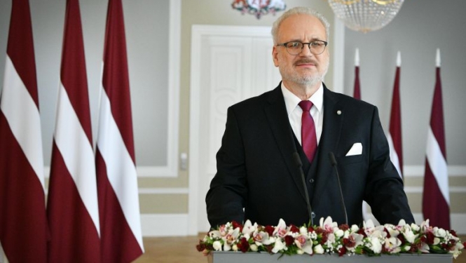 Valsts prezidenta Egila Levita runa Latvijas Republikas proklamēšanas 102. gadadienā