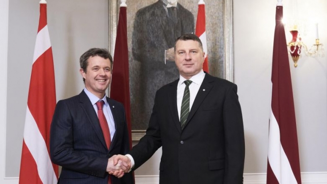 Valsts prezidents: Dānija ir svarīgs Latvijas partneris aizsardzības un reģionālās drošības jomā