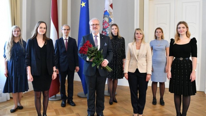Valsts prezidents novērtē Latvijas studentu pasaules līmeņa izcilību