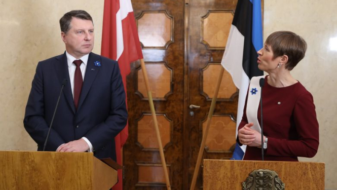 Valsts prezidents Raimonds Vējonis Tallinā tiekas ar Igaunijas prezidenti Kersti Kaljulaidu