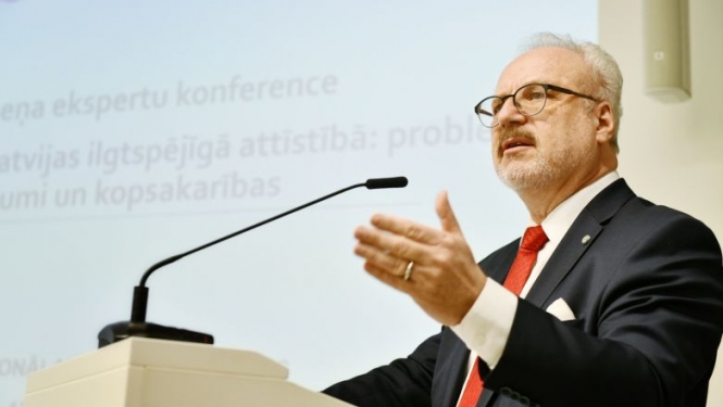 Valsts prezidenta Egila Levita uzruna biedrības “Latvijas Formula 2050” ekspertu konferencē par politiskās kultūras lomu Latvijas ilgtspējīgai attīstībai