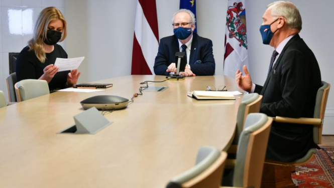 Paziņojums presei pēc Valsts prezidenta Egila Levita sarunas ar Ministru prezidentu Krišjāni Kariņu