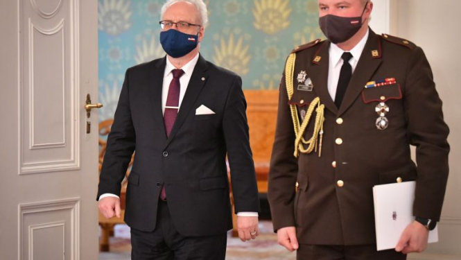 Valsts prezidents Egils Levits pasniedz akreditācijas vēstules Latvijas vēstniekiem ārvalstīs