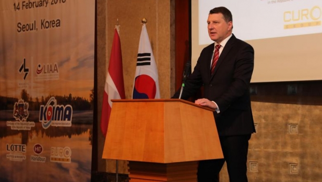 Valsts prezidents Seulā atklāj pirmo Latvijas – Dienvidkorejas biznesa forumu