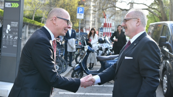 Valsts prezidents Egils Levits apmeklē Šveices Federālo Tehnoloģiju institūtu (ETH Zürich)