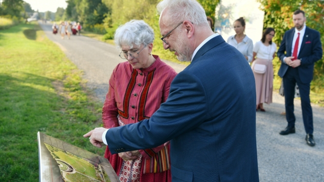 Sandra Kalniete un Egils Levits