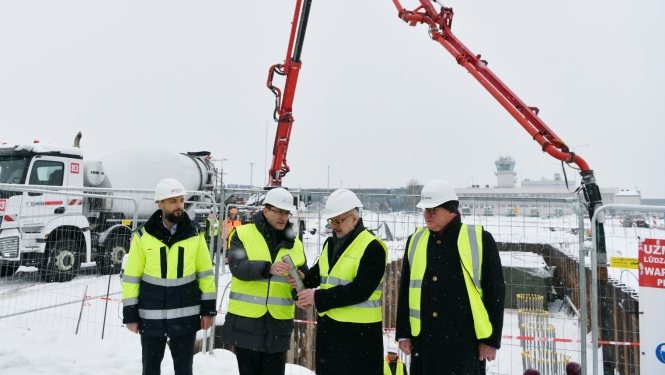 07.12.2022. Valsts prezidents Egils Levits piedalās “Rail Baltica” starptautiskās stacijas kapsulas iemūrēšanās pasākumā. Foto autors: Ilmārs Znotiņš, Valsts prezidenta kanceleja.