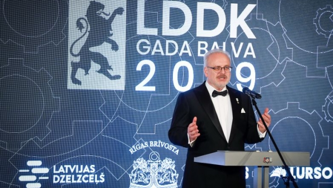 Valsts prezidenta Egila Levita uzruna Latvijas Darba devēju konfederācijas Gada balvas pasniegšanas ceremonijā