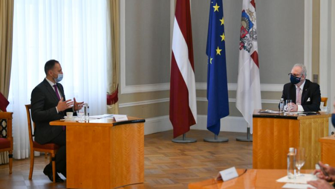 Valsts prezidents sarunā uzsver iekšlietu jomas valstisko nozīmi