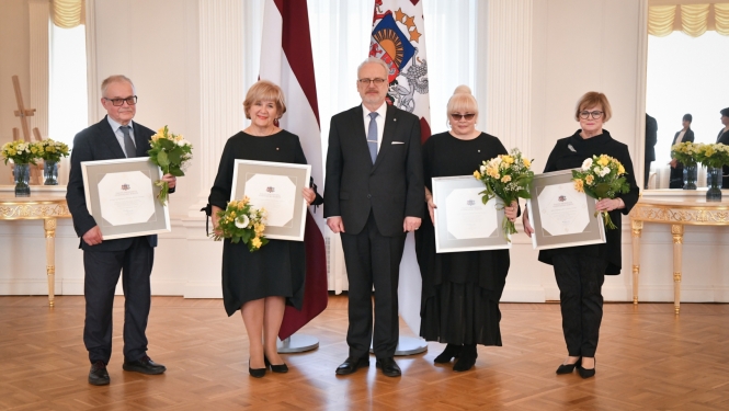 Indulis Zālīte, Dace Gardovska, Egils Levits, Ināra Tetereva, Ilze Dzērve
