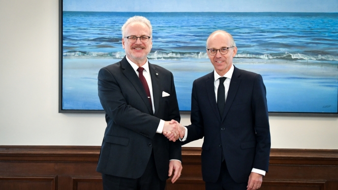 Egils Levits un Luc Frieden