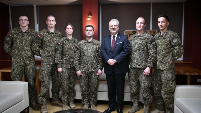 13.01.2023. Valsts prezidents Egils Levits apmeklē Latvijas Nacionālo aizsardzības akadēmiju. Foto autors: Ilmārs Znotiņš, Valsts prezidenta kanceleja.