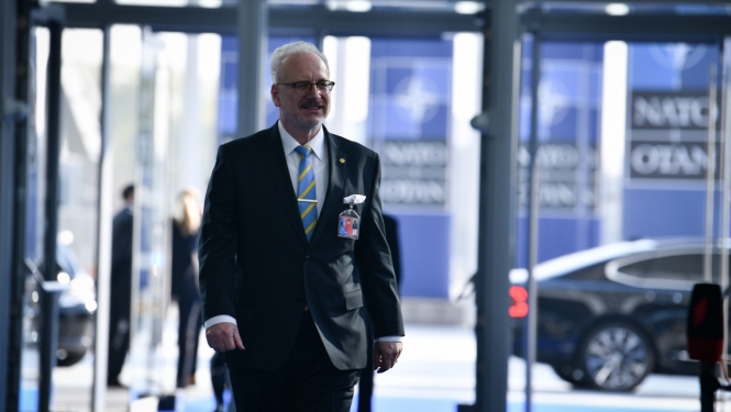 24.03.2022. Egils Levits piedalās NATO valstu un valdību vadītāju ārkārtas samitā Briselē