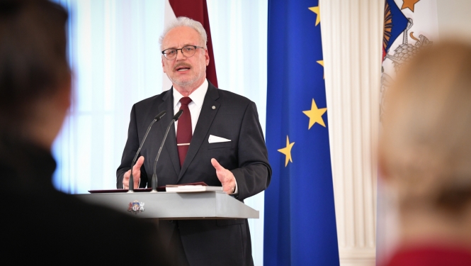 Valsts prezidents Egils Levits diskusijā “Viedoklim par neaizskaramo Satversmes kodolu – 10 gadu”