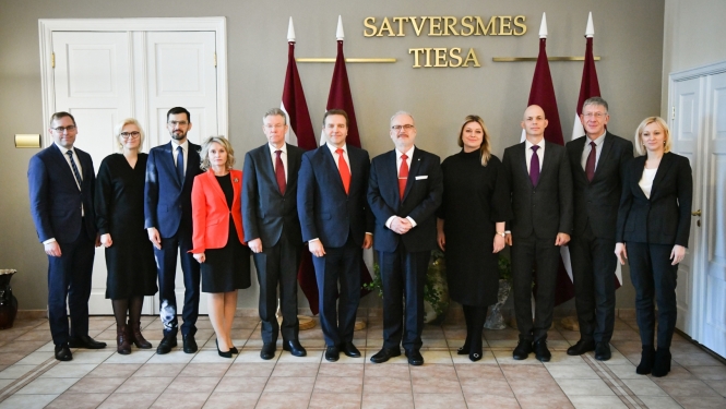 09.12.2022. Valsts prezidents Egils Levits piedalās Satversmes tiesas konstitucionālo tiesību domnīcā “Tiesiskās vienlīdzības princips Satversmes tiesas judikatūrā”