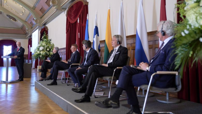 Valsts prezidenta Egila Levita uzruna Latvijas–Krievijas miera līguma parakstīšanas 100. gadadienas pasākumā Rīgas pilī