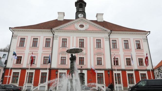 Valsts prezidents Raimonds Vējonis valsts vizītes laikā Igaunijā apmeklē Tartu