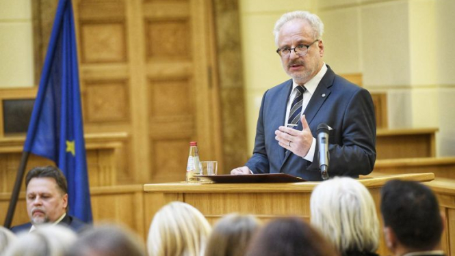 Valsts prezidenta Egila Levita uzruna Augstākajā tiesā