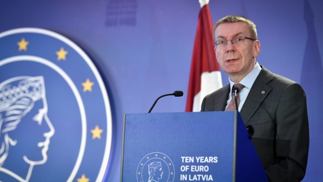 26.01.2024. Valsts prezidenta Edgara Rinkēviča dalība starptautiskā konferencē “Desmit gadi kopā ar eiro”