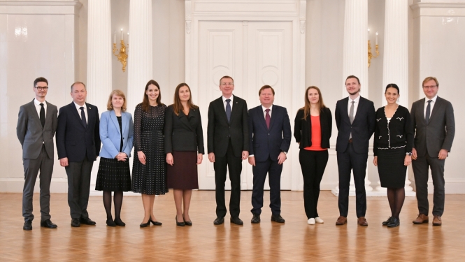 04.10.2023. Valsts prezidenta Edgara Rinkēviča dalība Valsts konkurētspējas komisijas sēdē