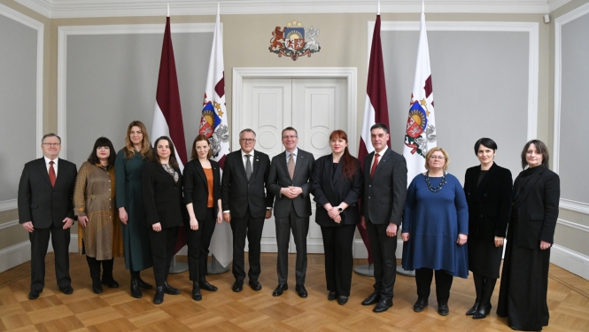 21.02.2024. Valsts prezidenta Edgara Rinkēviča tikšanās par Liepājas kā Eiropas kultūras galvaspilsētas 2027. gadā programmas īstenošanas gaitu un aktualitātēm