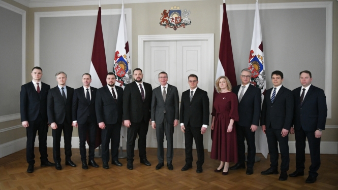 30.01.2024. Valsts prezidenta Edgara Rinkēviča tikšanās ar Saeimas frakcijas “Nacionālā apvienība” pārstāvjiem
