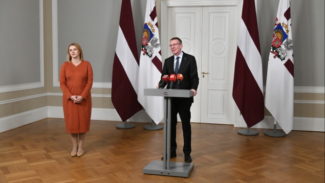 03.04.2024. Valsts prezidenta Edgara Rinkēviča tikšanās ar Ministru prezidenti Eviku Siliņu