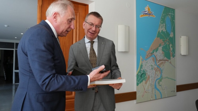 23.05.2024. Valsts prezidenta Edgara Rinkēviča darba vizīte Ventspils valstspilsētā.