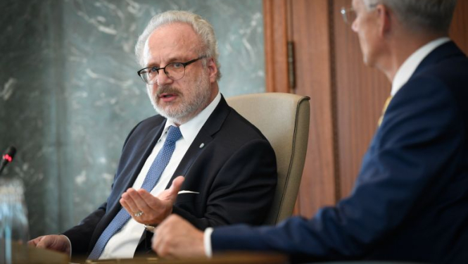 Valsts prezidenta Egila Levita uzruna Ministru kabineta sēdē