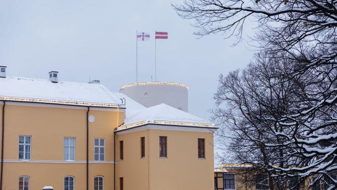 20.12.2023. Rīgas pils ziemā