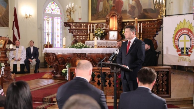 Valsts prezidents sveic Nacionālo Bruņoto spēku Kapelānu dienestu 25. gadadienā