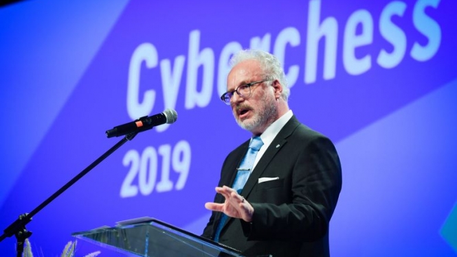 Valsts prezidenta Egila Levita uzruna konferencē “Kiberšahs 2019”