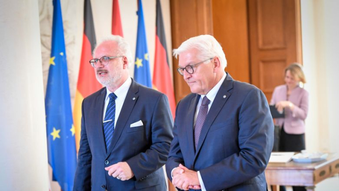 Egils Levits Latvijas–Vācijas attiecības vērtē labvēlīgi