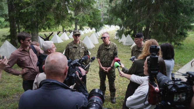 Valsts prezidents Edgars Rinkēvičs apmeklē valsts austrumu robežu
