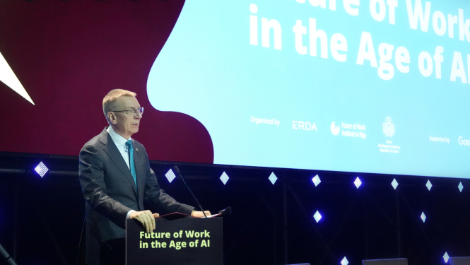 Valsts prezidenta Edgara Rinkēviča uzruna foruma “Nākotnes darbs mākslīgā intelekta laikmetā” atklāšanā