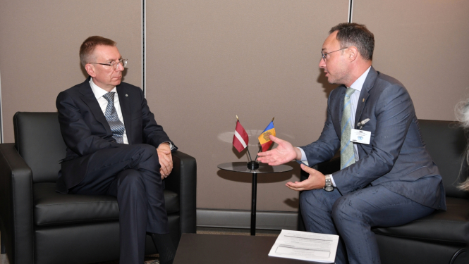 18.09.2023. Valsts prezidents Edgars Rinkēvičs tiekas ar Andoras valdības vadītāju