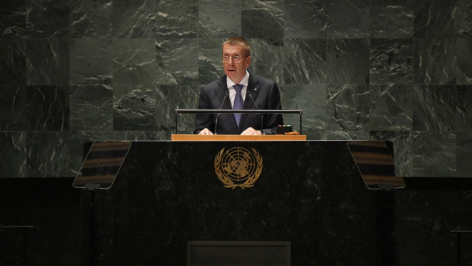 Valsts prezidenta uzruna ANO Ģenerālās asamblejas 78. sesijā Ņujorkā 