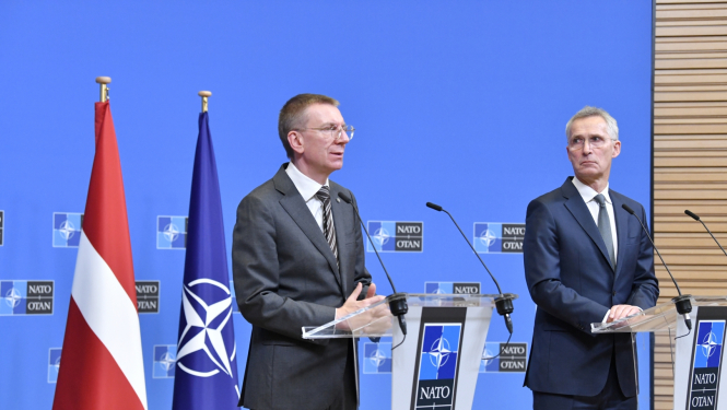 16.11.2023. Valsts prezidenta Edgara Rinkēviča tikšanās ar NATO ģenerālsekretāru Jensu Stoltenbergu